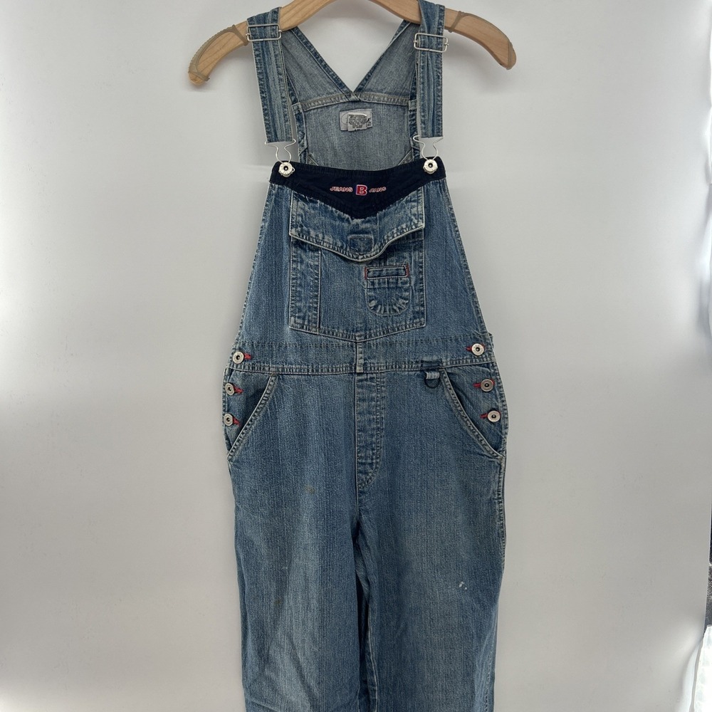Vintage BUM Equipment Denim Overalls Women's Small Farmer Y2K 90s Blue Carpenter